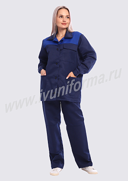 Костюм рабочий женский арт. Р-02-243-ГР